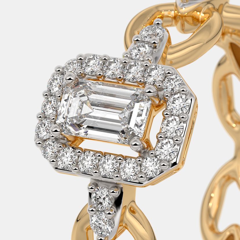 The Melded Solitaire Ring