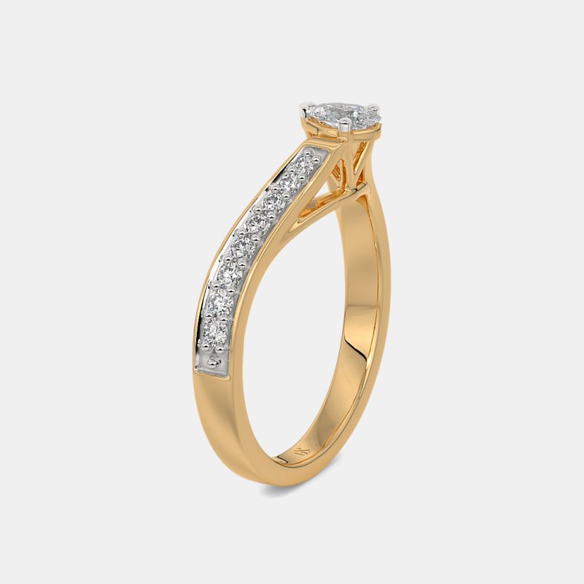 The Goutte D'Eternite Solitaire Ring