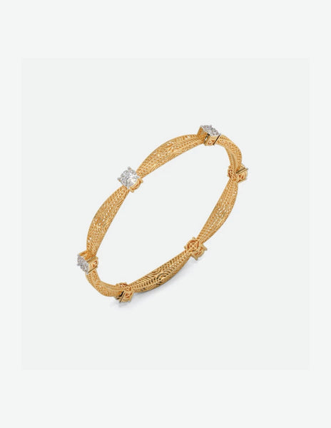 Glimmering Round Bangle