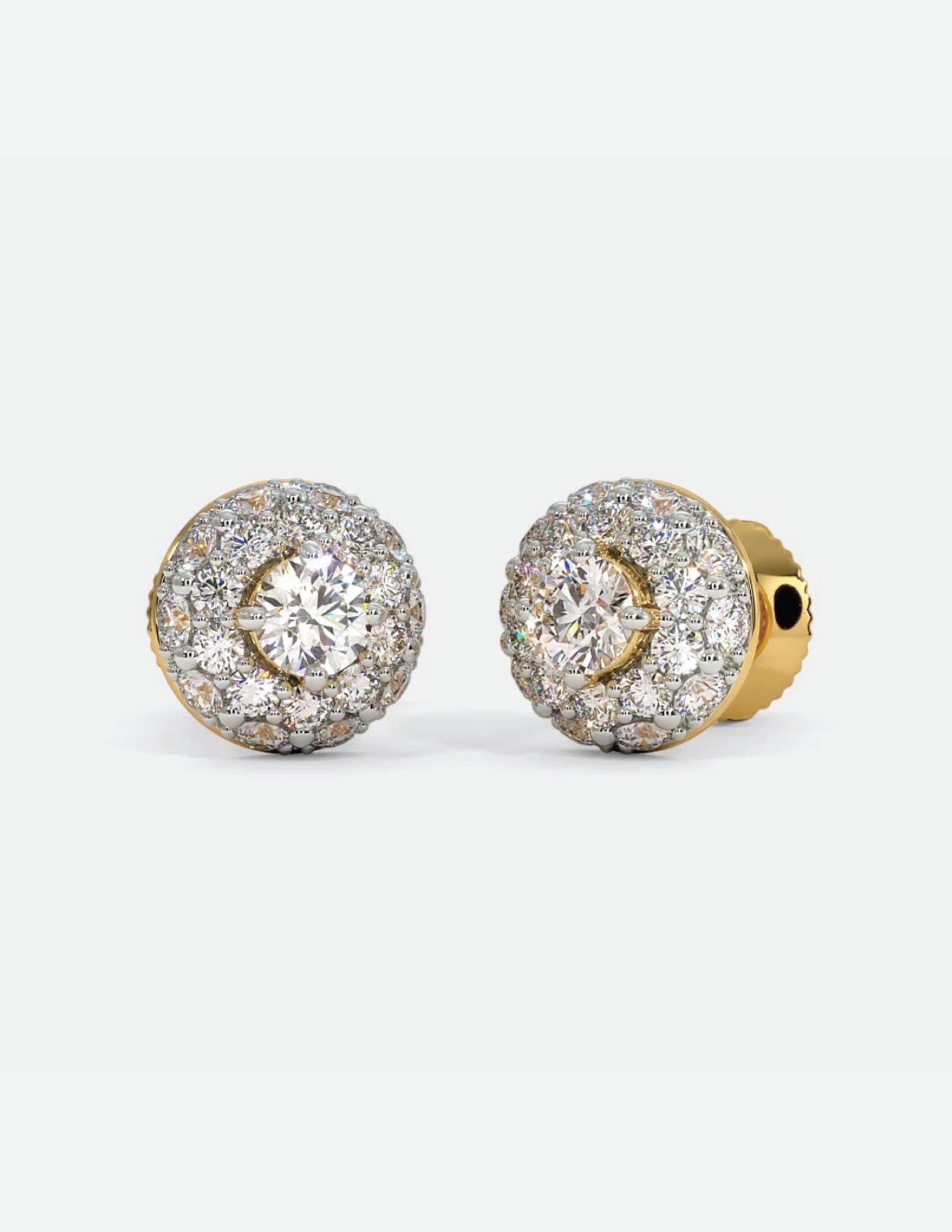Circular Grace Stud Earrings