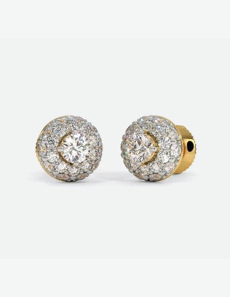 Circular Grace Stud Earrings
